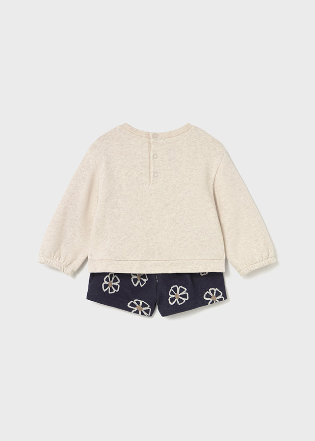Jumper and shorts set