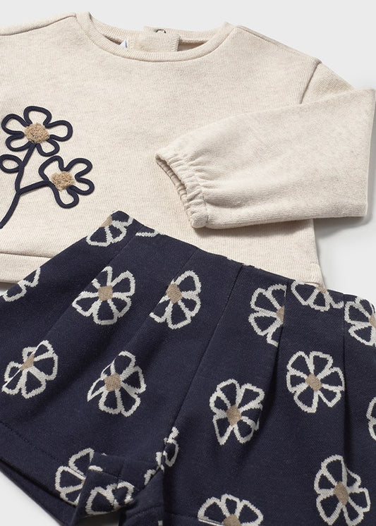 Jumper and shorts set