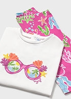 Mayoral girls 2 piece leggings and t shirt set