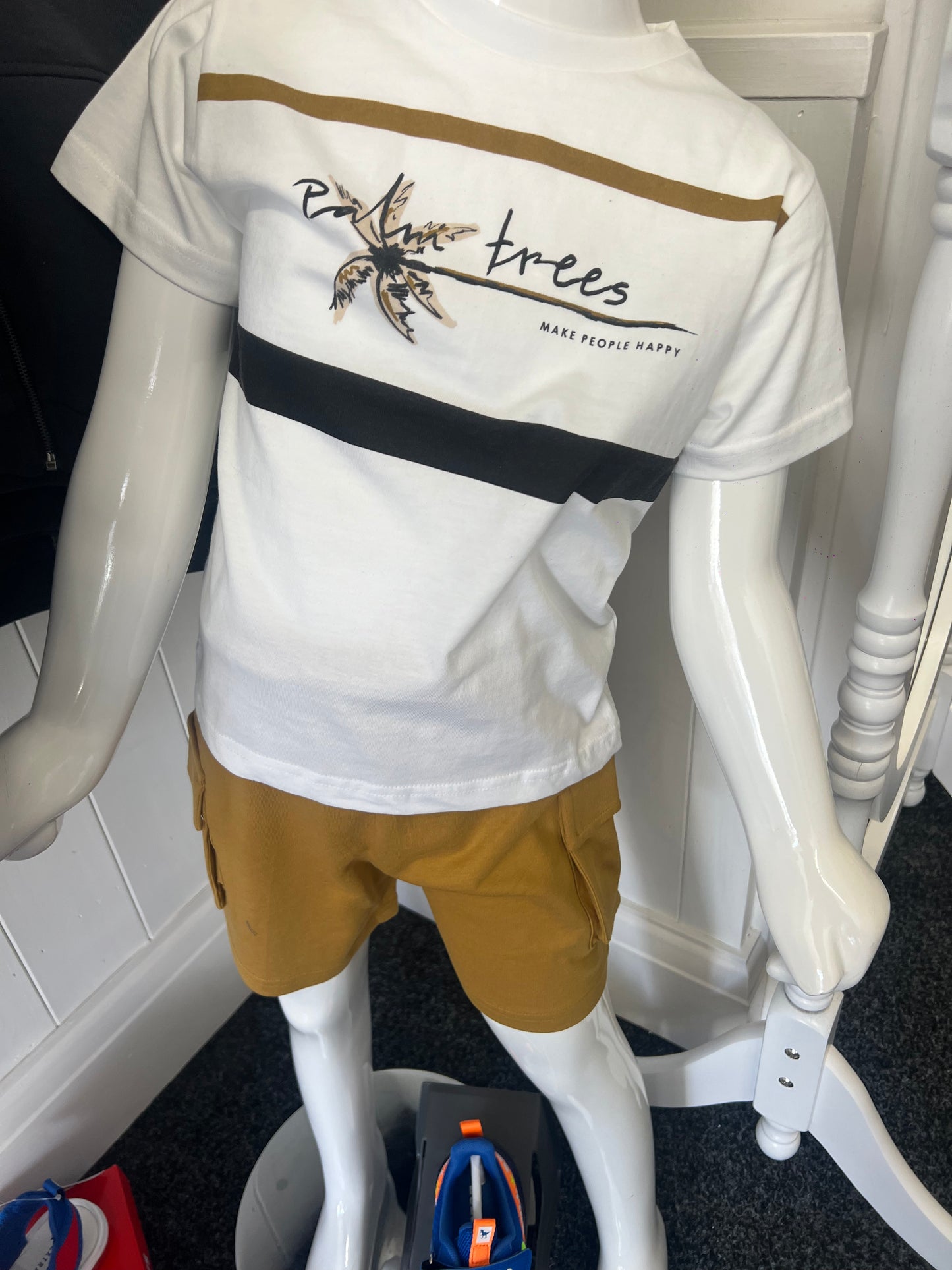Boys two piece shorts and t shirt set