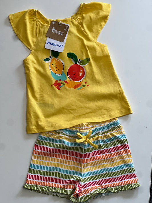 Mayoral toddler girls two piece set.
