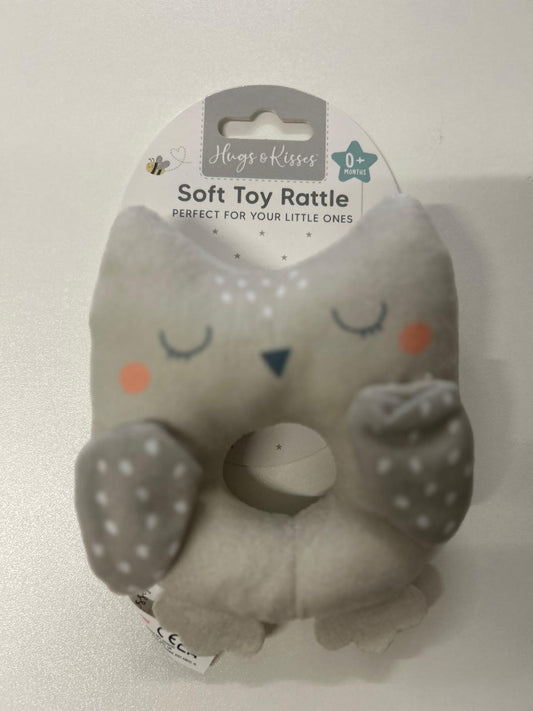 Soft toy rattle