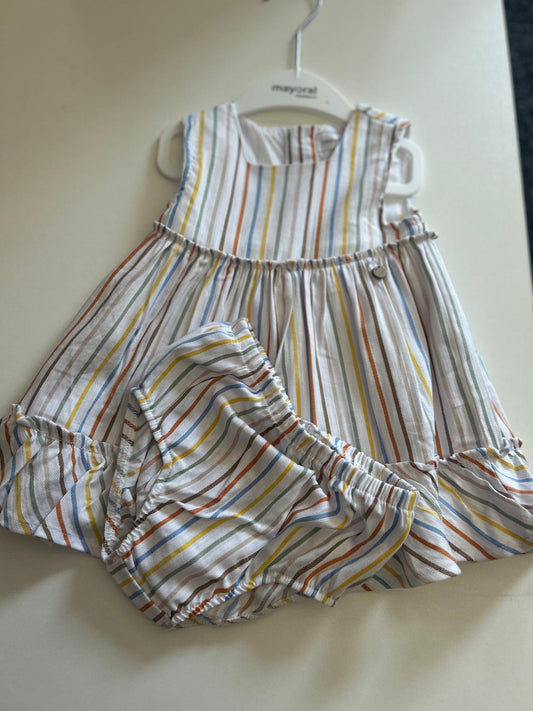 Mayoral baby girls dress and pant set