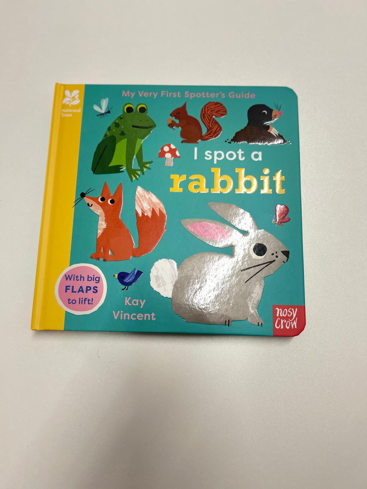 My very first spotters guide, I spot a rabbit