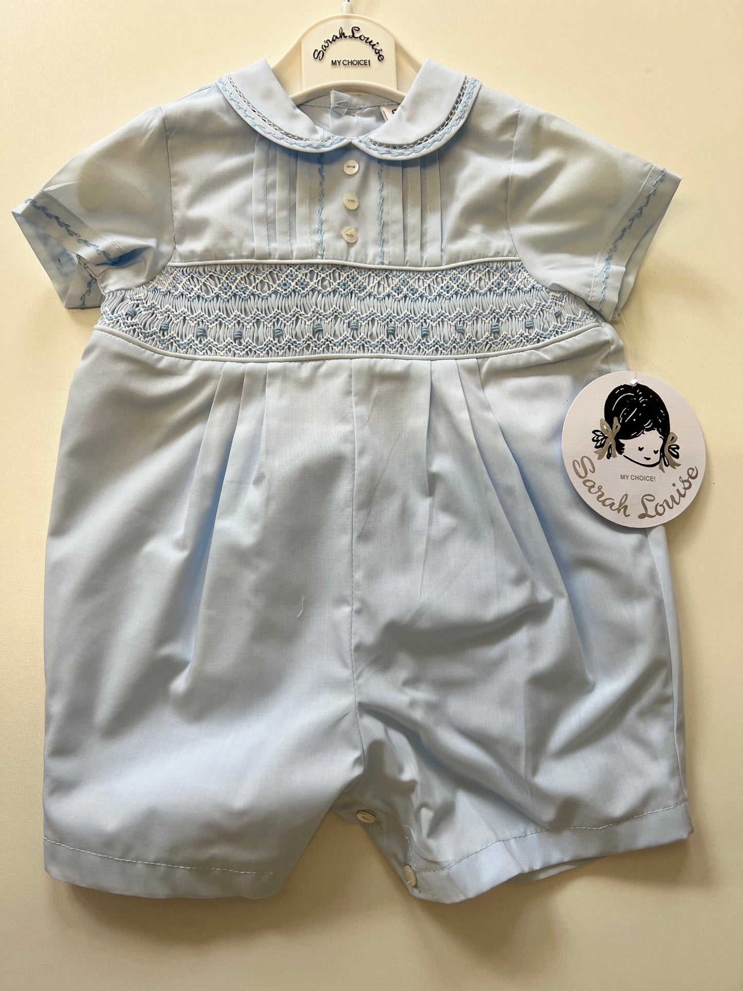 Sarah Louise Baby boys romper