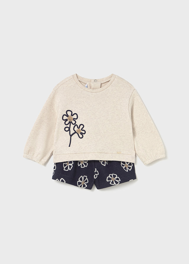 Jumper and shorts set
