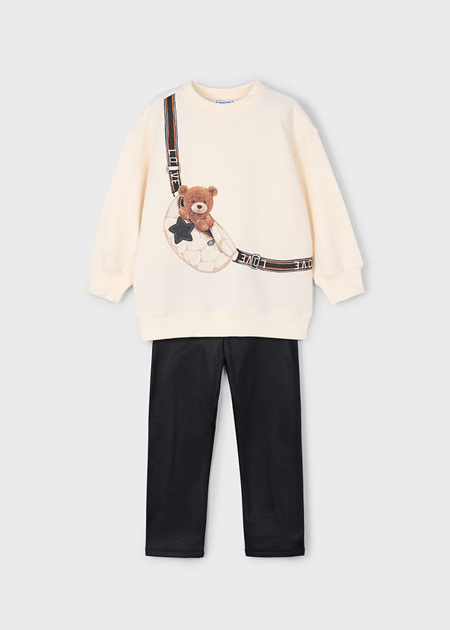 Girls 2 piece leggings set