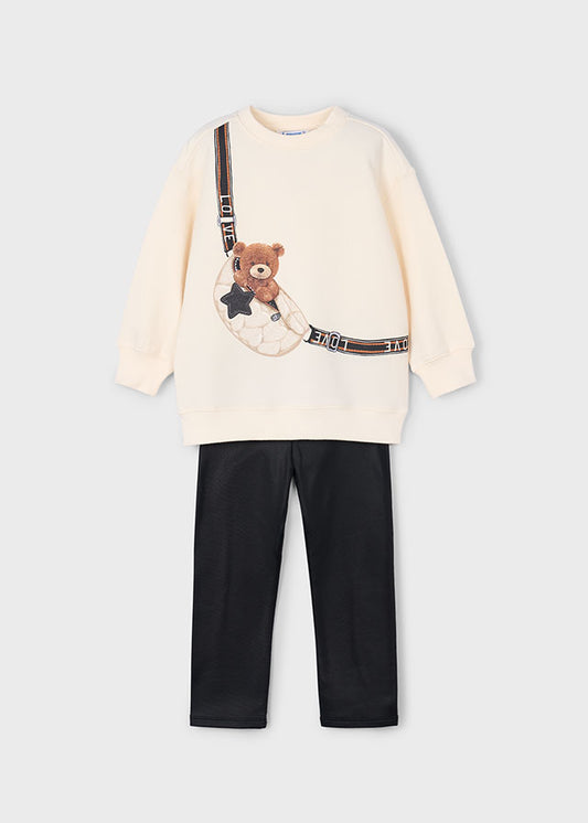 Girls 2 piece leggings set