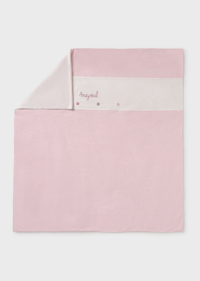Mayoral pink baby blanket