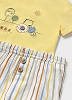 Mayoral baby boys 2 piece shorts and t shirt set
