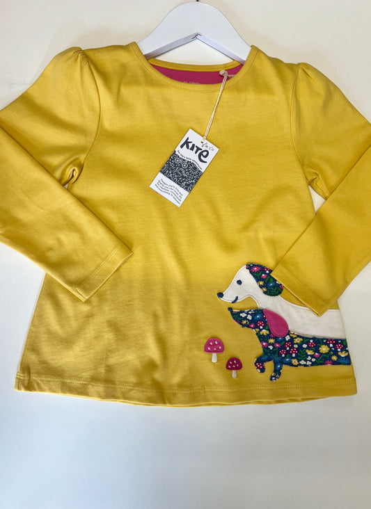 Kite yellow long sleeve t shirt