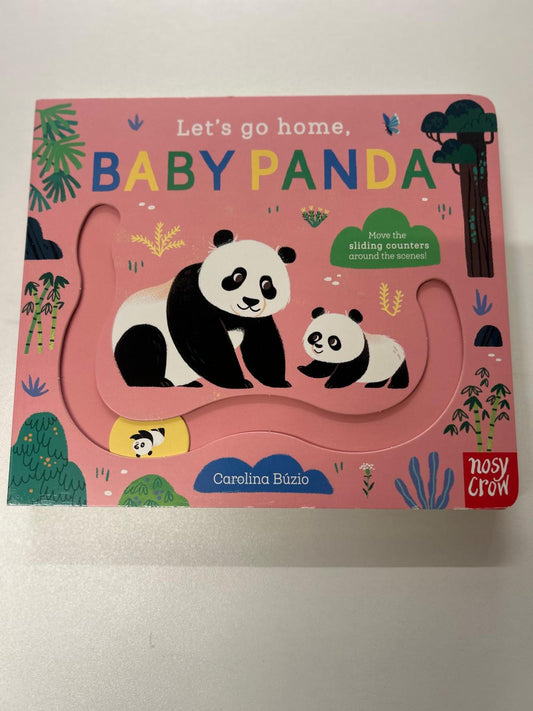 Lets go home baby panda book.