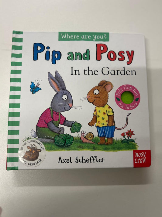 Pip and Posy book.  In the garden
