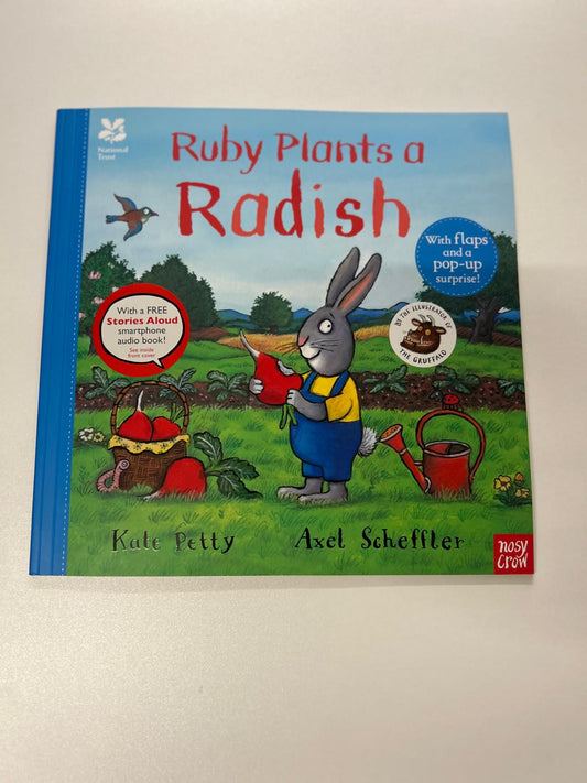 Ruby plants a radish